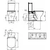 Vas wc pe pardoseala negru mat Ideal Standard Tesi Aquablade fara rezervor si capac picture - 3
