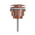 Ventil lavoar Click-Clack Rune Elli rose gold picture - 2