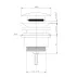 Ventil ceramic lavoar push open Rune Elli alb fara preaplin picture - 3