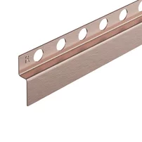 Profil inclinat dreapta pentru perete Balneo Floor Strips 120 cm finisaj cupru periat