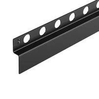Profil inclinat dreapta pentru perete Balneo Floor Strips 120 cm finisaj negru mat