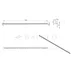 Profil inclinat dreapta pentru perete Balneo Floor Strips 170 cm finisaj cupru periat picture - 9