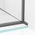 Profil inclinat dreapta pentru perete Balneo Floor Strips 170 cm finisaj Gun Metal mat picture - 4