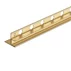 Profil inclinat dreapta pentru sticla Balneo Floor Strips 120 cm finisaj auriu periat picture - 1