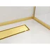 Profil inclinat dreapta pentru sticla Balneo Floor Strips 120 cm finisaj auriu periat picture - 6