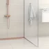Profil inclinat dreapta pentru sticla Balneo Floor Strips 120 cm finisaj cupru periat picture - 6