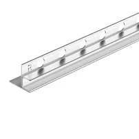 Profil inclinat dreapta pentru sticla Balneo Floor Strips 120 cm finisaj inox periat