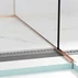 Profil inclinat dreapta pentru sticla Balneo Floor Strips 170 cm finisaj cupru periat picture - 2