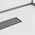 Profil inclinat dreapta pentru sticla Balneo Floor Strips 170 cm finisaj Gun Metal mat picture - 4