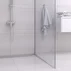 Profil inclinat dreapta pentru sticla Balneo Floor Strips 170 cm finisaj inox periat picture - 4