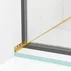Profil inclinat stanga pentru perete Balneo Floor Strips 120 cm finisaj auriu periat picture - 2