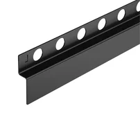 Profil inclinat stanga pentru perete Balneo Floor Strips 120 cm finisaj negru mat