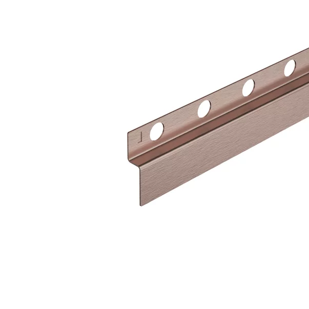 Profil inclinat stanga pentru perete Balneo Floor Strips 170 cm finisaj cupru periat picture - 8