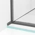 Profil inclinat stanga pentru perete Balneo Floor Strips 170 cm finisaj Gun Metal mat picture - 3