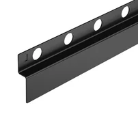 Profil inclinat stanga pentru perete Balneo Floor Strips 170 cm finisaj negru mat