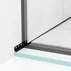 Profil inclinat stanga pentru perete Balneo Floor Strips 170 cm finisaj negru mat picture - 2