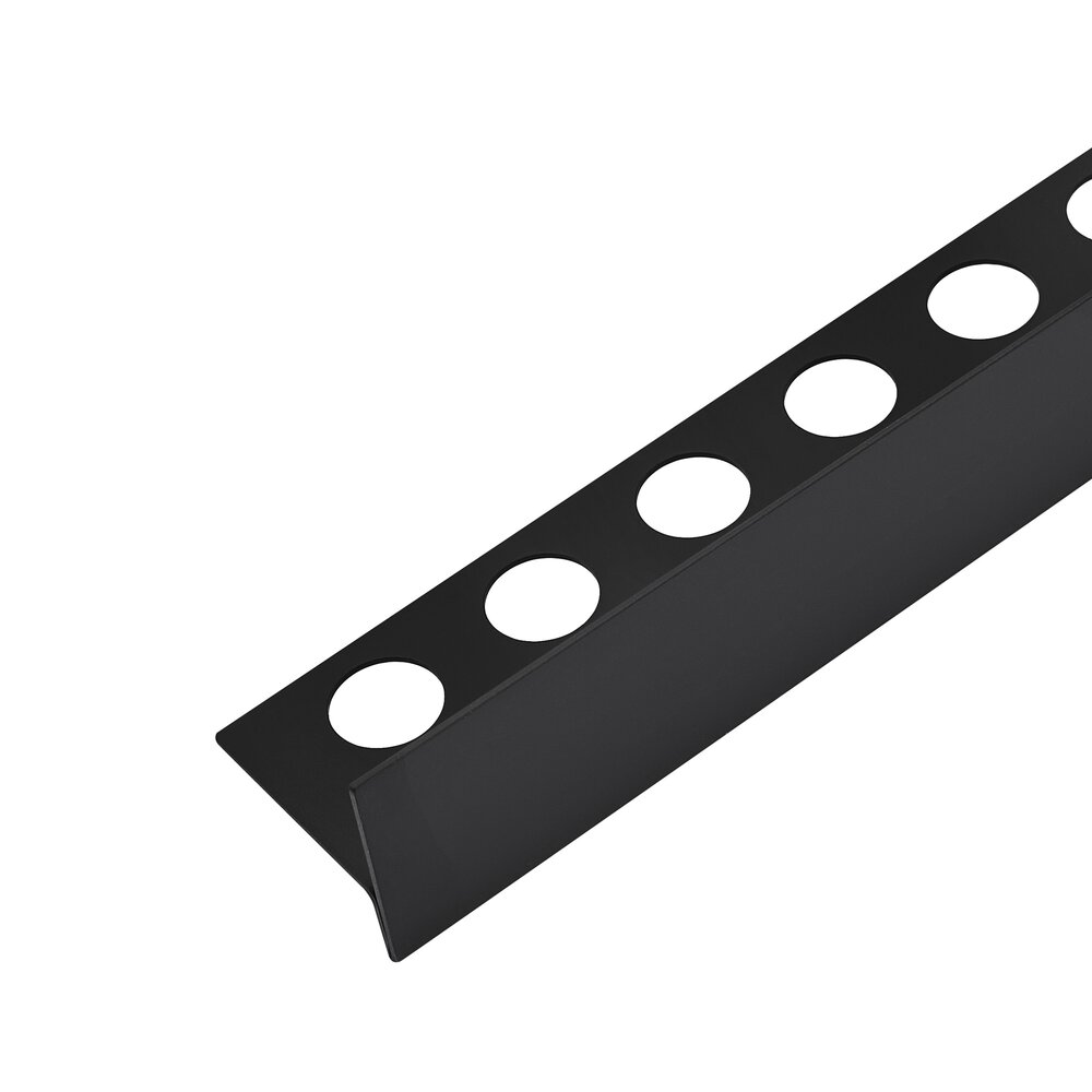 Profil inclinat stanga pentru podea Balneo Floor Strips 170 cm finisaj negru mat