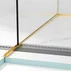 Profil inclinat stanga pentru sticla Balneo Floor Strips 120 cm finisaj auriu periat picture - 2