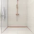 Profil inclinat stanga pentru sticla Balneo Floor Strips 120 cm finisaj cupru periat picture - 4