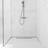 Profil inclinat stanga pentru sticla Balneo Floor Strips 120 cm finisaj Gun Metal mat picture - 2