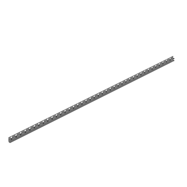 Profil inclinat stanga pentru sticla Balneo Floor Strips 120 cm finisaj Gun Metal mat picture - 4