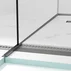 Profil inclinat stanga pentru sticla Balneo Floor Strips 120 cm finisaj Gun Metal mat picture - 5