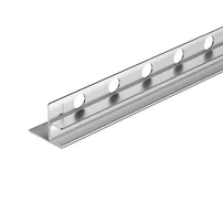 Profil inclinat stanga pentru sticla Balneo Floor Strips 120 cm finisaj inox periat