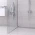 Profil inclinat stanga pentru sticla Balneo Floor Strips 120 cm finisaj inox periat picture - 4