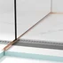 Profil inclinat stanga pentru sticla Balneo Floor Strips 170 cm finisaj cupru periat picture - 2
