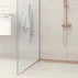 Profil inclinat stanga pentru sticla Balneo Floor Strips 170 cm finisaj cupru periat picture - 4