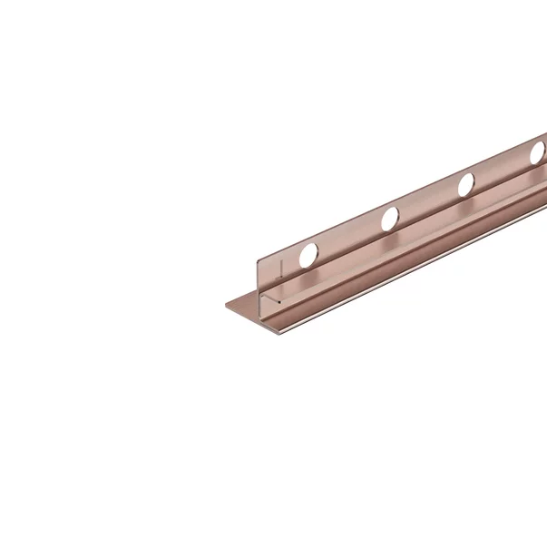 Profil inclinat stanga pentru sticla Balneo Floor Strips 170 cm finisaj cupru periat picture - 9