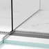 Profil inclinat stanga pentru sticla Balneo Floor Strips 170 cm finisaj inox periat picture - 2