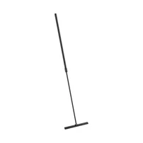 Racleta pentru sticla cu maner telescopic Omnires Uni finisaj grafit periat 30 cm