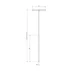 Racleta pentru sticla cu maner telescopic Omnires Uni finisaj grafit periat 30 cm picture - 4