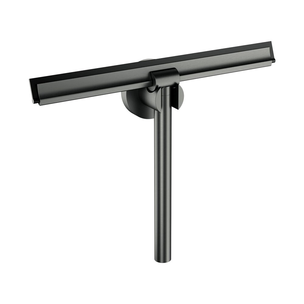 Racleta pentru sticla cu suport Omnires Uni finisaj grafit periat 25 cm Baie > Accesorii baie > Accesorii dus > Promoții > Noutati neakaisa.ro
