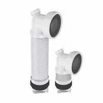 Racord WC extensibil Wirquin cu manson Ø 93/100/110 mm lungime 46 cm