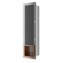 Raft incastrat pentru hartie igienica Balneo Wall Box Paper 3 cupru periat