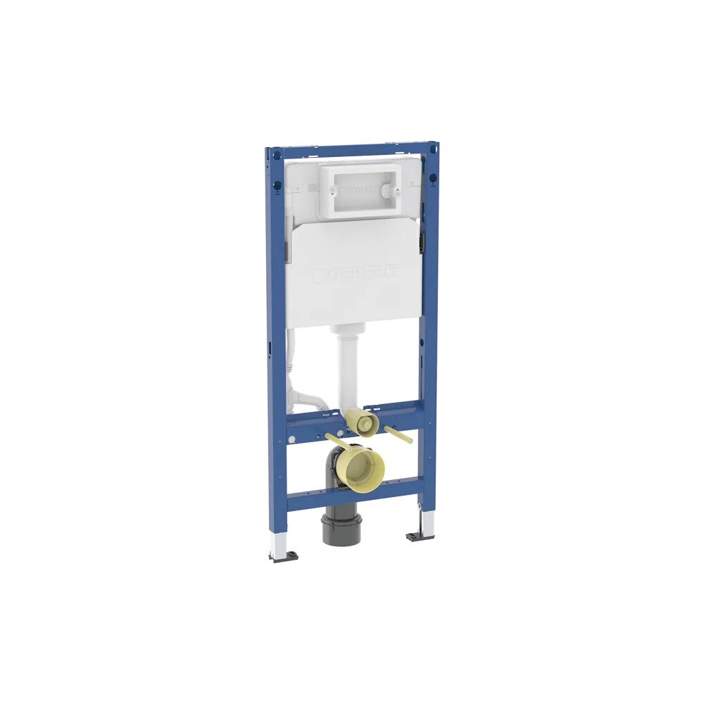 Rezervor incastrat Geberit Delta 100, h-112 cm adancime 12 cm si cadru cu actionare frontala