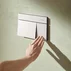 Rezervor incastrat Hansgrohe iFrame 112 cm cu clapeta iFrame Element E alb mat plus vas WC Rune Ivaldi alb cu capac softclose picture - 3