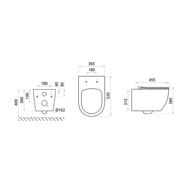 Rezervor incastrat Hansgrohe iFrame 112 cm cu clapeta iFrame Element E alb mat plus vas WC Rune Ivaldi Grande alb cu capac softclose picture - 9
