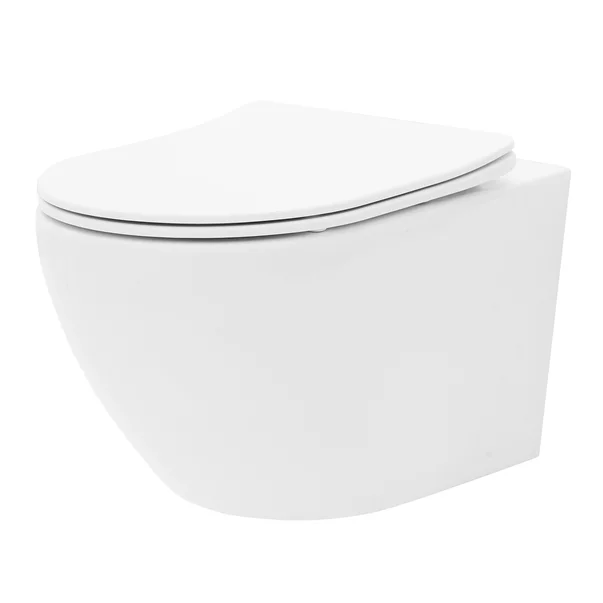 Rezervor incastrat Hansgrohe iFrame 112 cm cu clapeta iFrame Element E auriu lucios plus vas WC Rune Ivaldi alb cu capac softclose picture - 6