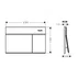 Rezervor incastrat Hansgrohe iFrame 112 cm cu clapeta iFrame Element E auriu lucios plus vas WC Rune Ivaldi alb cu capac softclose picture - 11