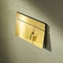 Rezervor incastrat Hansgrohe iFrame 112 cm cu clapeta iFrame Element E auriu lucios plus vas WC Rune Ivaldi alb cu capac softclose picture - 3