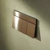 Rezervor incastrat Hansgrohe iFrame 112 cm cu clapeta iFrame Element E bronz periat plus vas WC Rune Ivaldi alb cu capac softclose picture - 3