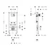 Rezervor incastrat Hansgrohe iFrame 112 cm cu clapeta iFrame Element E crom lucios plus vas WC Rune Ivaldi Grande alb cu capac softclose picture - 9