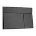 Rezervor incastrat Hansgrohe iFrame 112 cm cu clapeta iFrame Element E negru periat plus vas WC Rune Ivaldi Grande alb cu capac softclose picture - 6