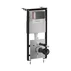 Rezervor incastrat Omnires StrongFrame ECO pentru vas WC suspendat si clapeta de actionare Steel-R45 finisaj grafit periat picture - 1