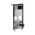 Rezervor incastrat Omnires StrongFrame ECO pentru vas WC suspendat si clapeta de actionare Steel-R45 finisaj negru semimat picture - 1