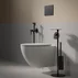 Rezervor incastrat Omnires StrongFrame ECO pentru vas WC suspendat si clapeta de actionare Steel-R45 finisaj negru semimat picture - 4