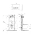 Rezervor incastrat Omnires StrongFrame ECO pentru vas WC suspendat si clapeta de actionare Steel-R45 finisaj negru semimat picture - 5